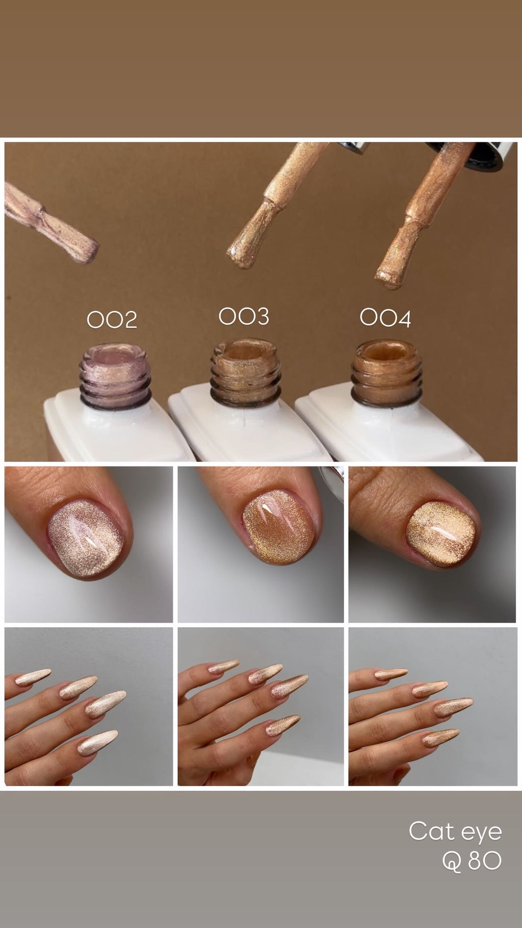 Gel polish Cat eye 002