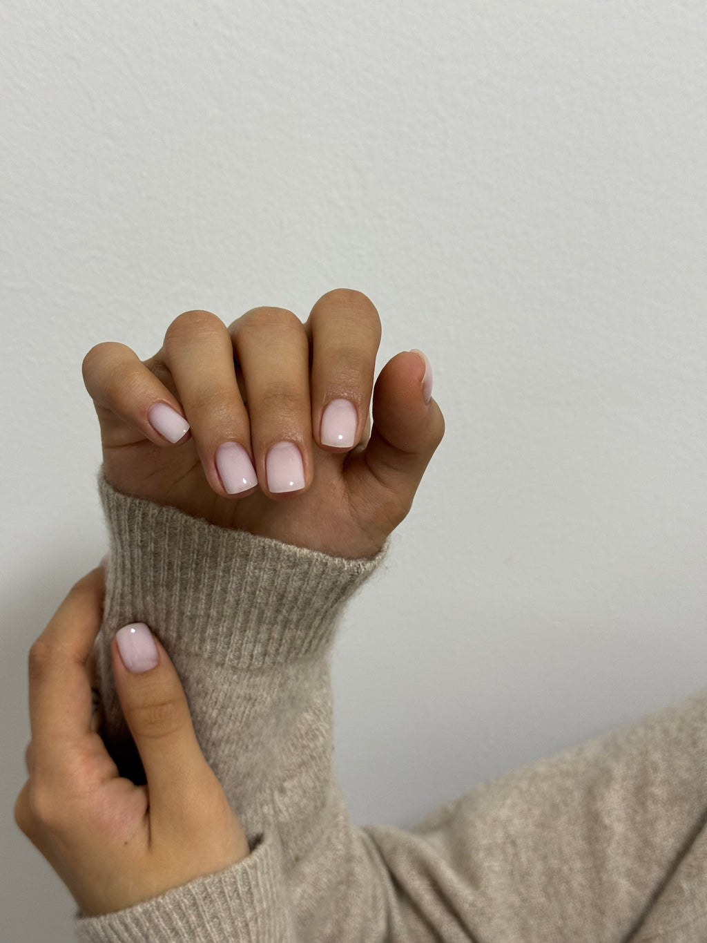 BIAB Milky Lilac